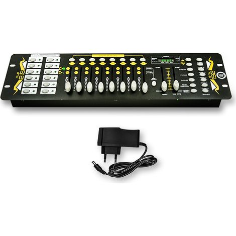 Controlador DMX LIGHT4ME DMX 192 mkii con fader (1/4)