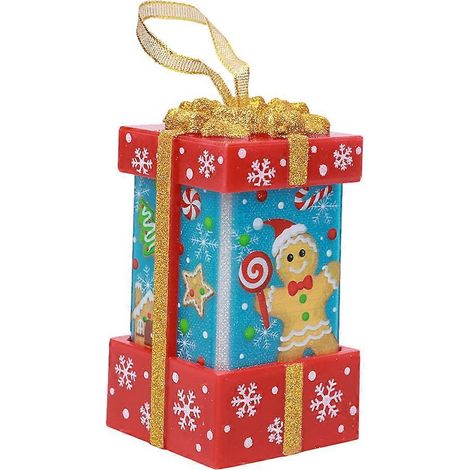 1 Stück dekorative Lampe, Weihnachtsmotiv, Tischlampe-10X6X6CM (1/3)