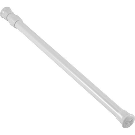 Teleskop Duschstange Duschvorhangstange Teleskopstange Stange Dusche Weiss 30-50cm (1/4)