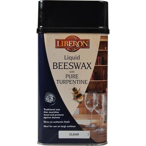 Liberon Liquid Beeswax with Pure Turpentine - Clear - 1 Litre