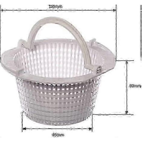 Panier de filtre de piscine intégré - Panier de remplacement pour skimmer (1/3)