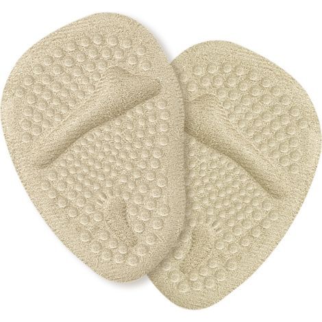 Halbeinlegesohlen für Damenschuhe, rutschfeste Einlegesohlen für Damen-High Heels, waschbare Polster bei Plantarfasziitis, Mittelfußpolster, Einheitsgröße (6er-Packung)