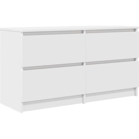 Maison Exclusive - TV-Schrank Weiß 100x35x54 cm Holzwerkstoff
