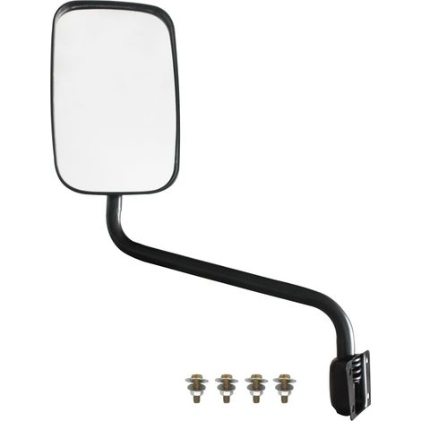 Rétroviseur pour tracteur agricole tondeuse rétroviseur extérieur camion latéral mini pelle convexe rétroviseur avec support 180mm Côté gauche (1/3)