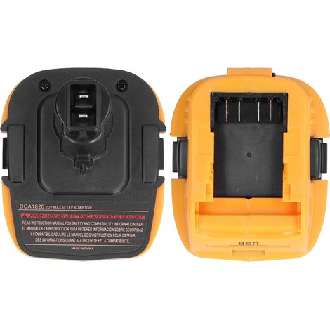 Adaptateur secteur/convertisseur de batterie, kit de conversion, connecteur d'alimentation pour station d'accueil, accessoire 18 V DCA1820 (1/5)