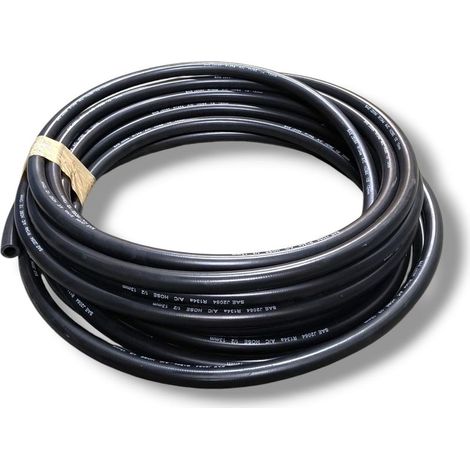 1m Tuyau climatisation paroi mince DN12 G10 flexible caoutchouc temperature -40C a 135C usage fluide frigorigene (1/5)