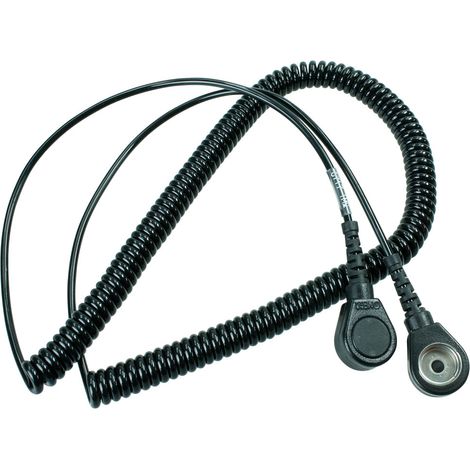 Cble spiral avec bouton-poussoir, ESD