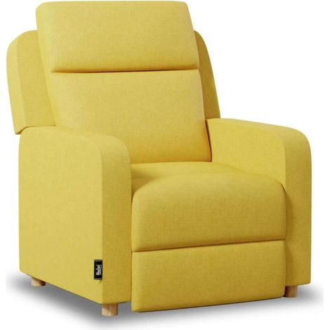 Nalui Sillón Relax Amarillo One Fabric Reclinable