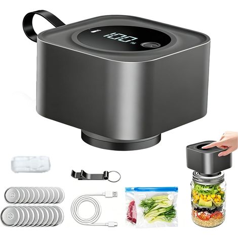 Machine à emballer sous vide électrique pour bocaux de conservation (1/5)