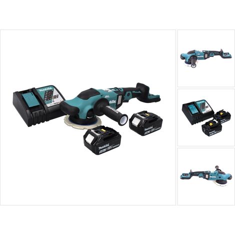 Makita DPO 600 RT Ponceuse excentrique sans fil 18 V 150 mm XPT Brushless + 2 batteries 5,0 Ah + chargeur (1/5)