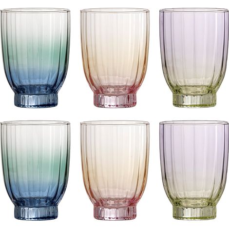 Bloomingville - Nicoline Drinking Glass - Multi