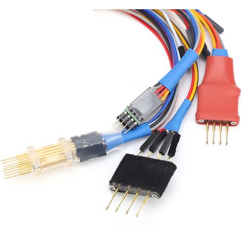 Wartung und Reparatur von Kraftfahrzeugen: Geeignet für Xprog/iProg-Prüfspitzenadapter, die ohne Lötstifte funktionieren (9-Gauge-Draht). (1/5)