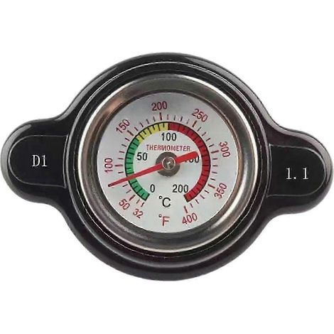 Bouchon de radiateur 1.8 pour voiture, couvercle de radiateur haute pression avec indicateur de température, bouchon de réservoir de carburant modifié pour moto, camion, SUV (Hond) (1/5)