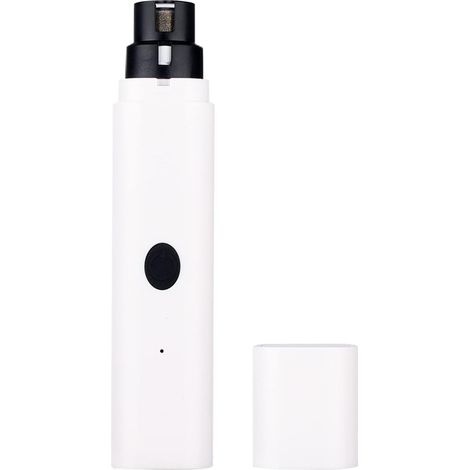 Lime à ongles électrique pour chiens et chats, silencieuse, avec lumière LED et lame sécurisée, pour un entretien progressif des griffes à domicile.-AquaForge (1/4)