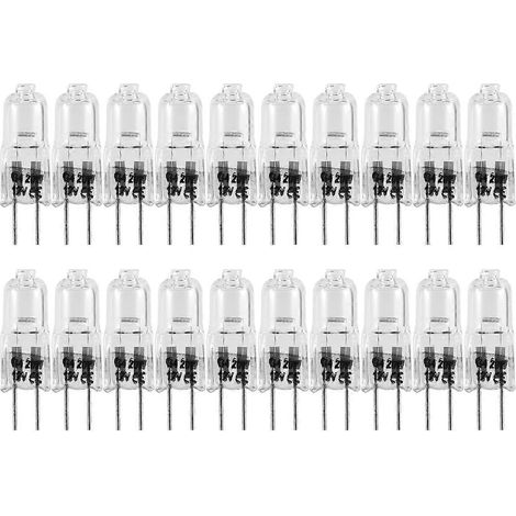 Lot 20 ampoules halogènes G4 - 20W 12V (1/5)