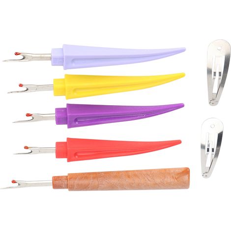 Kit de Décousage avec Lame en Acier Inoxydable et Poignée Ergonomique pour Couture