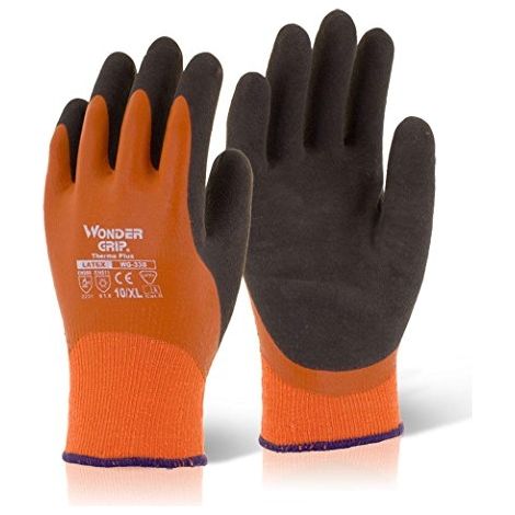 WONDER GRIP THERMO PLUS Gant rembourré imperméable WG-338 Latex 10/XL