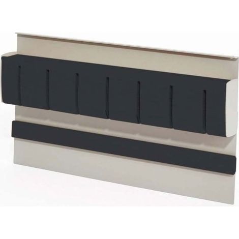 Porte couteaux magnétique mosaiq - Décor : Gris titane / Noir - Largeur : 350 mm - Profondeur : 45 mm - Hauteur : 200 mm - Matériau : Aluminium - KESSEBOHMER