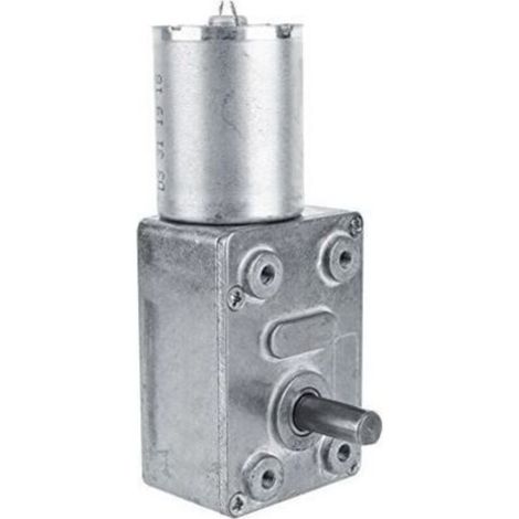 12V CC Moteur à Engrenages en Métal à Vis de Couple Élevé Turbo à Vis sans Fin Moteur à Réduction (2RPM) (1/5)