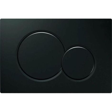 Plaque de déclenchement, pièces détachées pour réservoir, anciens modèles Plaque de déclenchement pour UP320 et 300, double chasse, 1 pièce noire (1/5)