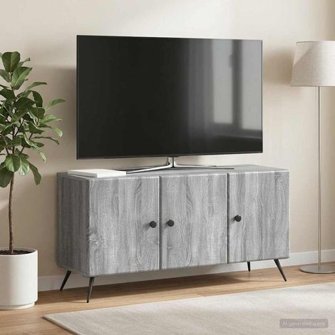 vidaXL Mobile TV Grigio Sonoma 99 x 34,5 x 50 cm Legno (1/5)