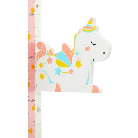 Größenmesslatte für Kinder – 3D-Display mit magnetischem Tieraufkleber – Messbereich 65 bis 185 cm – Für glatte Wände, Glas, Holz und Metall – 1 Stück (1/5)
