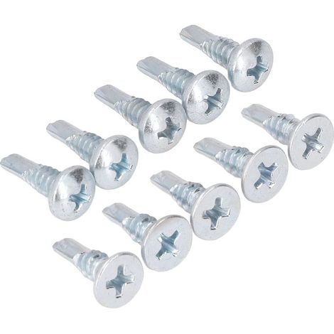 50 Pièces 4.8x16mm Vis Autotaraudeuses en Acier au Carbone Zingué Phillips Vis Remplacement pour la Réparation de Meubles(Cheveux courts). (1/5)