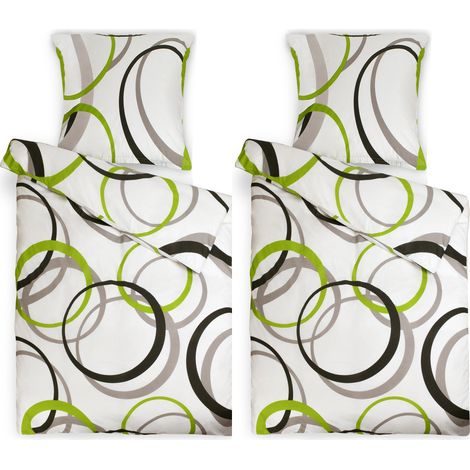 Beautissu Housse de Couette Set Nina 220cm, 155cm (1/5)