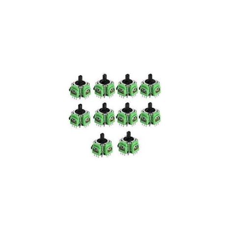 Set mit 10 einstellbaren Hall-Effekt-Elektromagnetsensoren für Joysticks der 3. Generation. – Crezuo