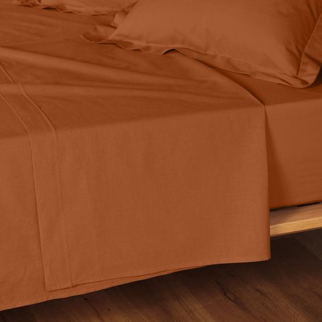 Drap Plat "Lina" 240x300cm Caramel (1/4)