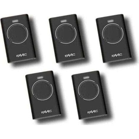FAAC 5 x 2-Kanal-Fernbedienung XT2 868 SLH LR 7870091 (1/3)