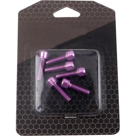 Vis de guidon ultralégères en titane plaqué M5x18mm pour potence (1/5)