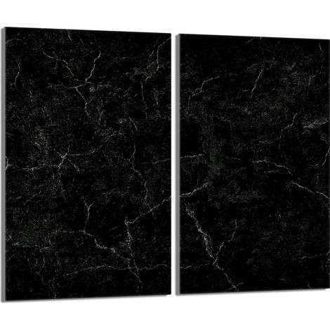 Piastra protettiva in vetro per stufa 2x30x52 Marmo (1/5)