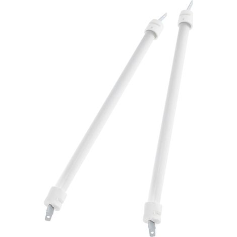 Tube Chauffant Halogène de Remplacement 2 Pièces Quartz Céramique Blanc,Chauffage Rapide et Uniforme, Haute Fiabilité, Compatible Radiateur Électrique (1/5)