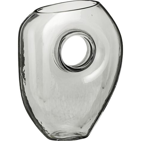 Mica Vase Jay Glas grau 22,5 cm Vase