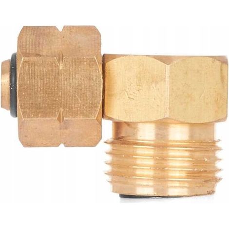 Réduction angulaire pour petite bouteille de gaz