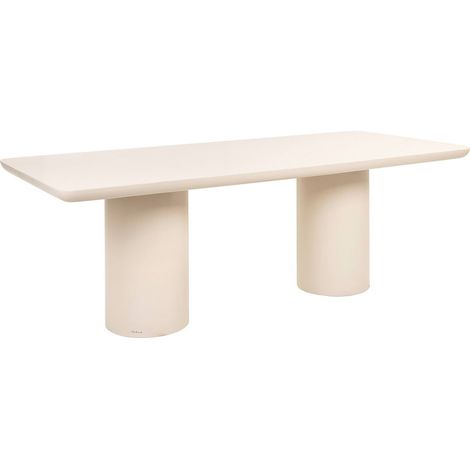 table à manger sandstone design intérieur extérieur contemporain - sable naturel sandstone clair (1/4)