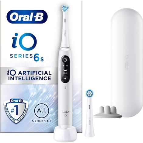 Oral-B iO 6 Adulte Brosse à dents vibrante Blanc (1/5)
