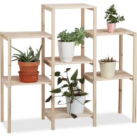 Etagere pour plantes en bois (1/4)