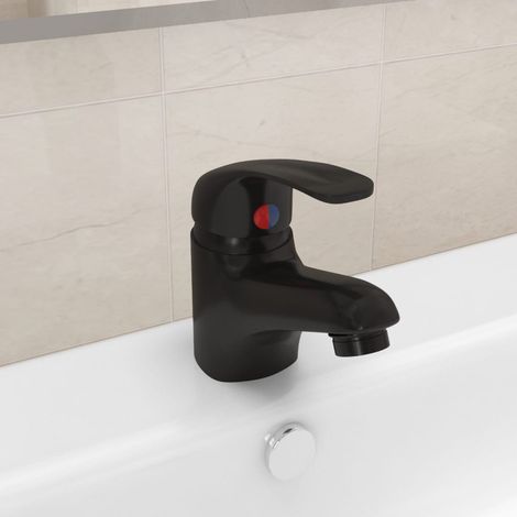 FIMEI Mitigeur de lavabo Noir 13x10 cm (1/5)