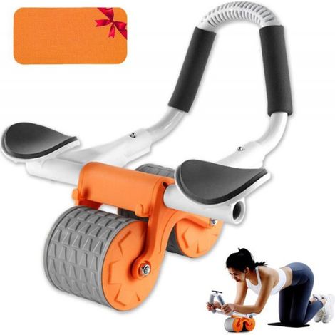 Rouleau Abdominale à Rebond Automatique, Roulette Abdominaux, Roue Abdominale pour entraînement De Base, Maison, Gym (1/4)