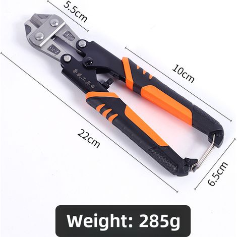 Irovami Pince coupante manuelle antimagnétique en acier T8, de marque Tuofeng, pour l'approvisionnement transfrontalier de fils d'armature (mini-pince en acier au chrome-vanadium, boîte de 12, 72 0,3 (1/5)