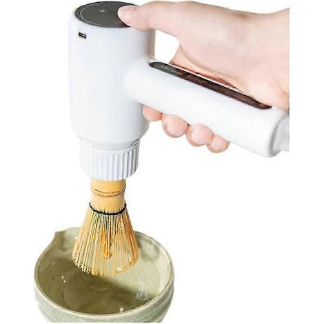 Ce mixeur à matcha électrique est rechargeable et mélange rapidement le matcha, ce qui le rend idéal pour un usage domestique, les bars à thé et la préparation de thé maison. Il garantit des résultats (1/5)