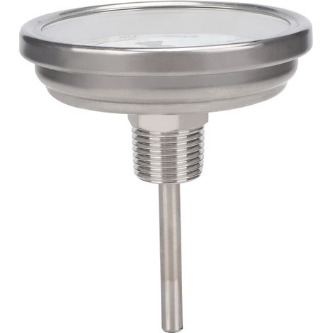Thermomètre à cadran métallique en acier inoxydable 1/2" NPT pour le brassage de la bière (1/5)
