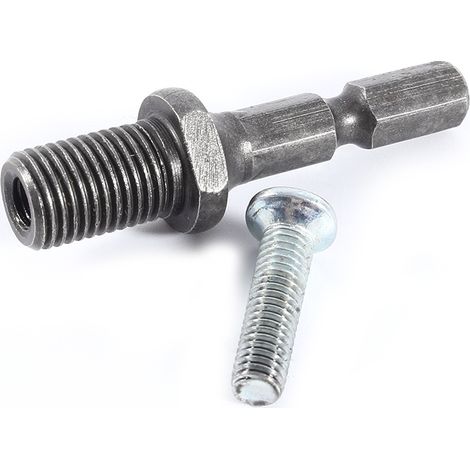 Adaptateur de mandrin pour perceuse à percussion électrique à tige hexagonale, filetage 3/8"-24UNF avec vis (1/5)