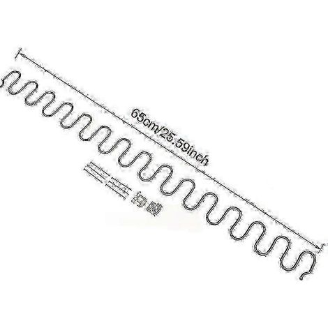 Ersatzfedern für Sofas und Sessel mit Clips – Erhältlich in den Längen 45/50/60/65/70 cm