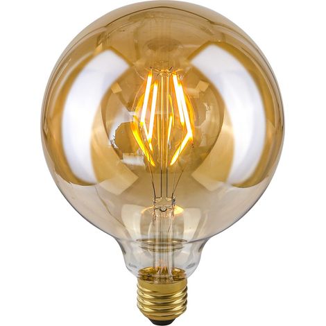 Ampoule LED E27 4W 2200K Edison G125 rétro ambre Italux (1/2)