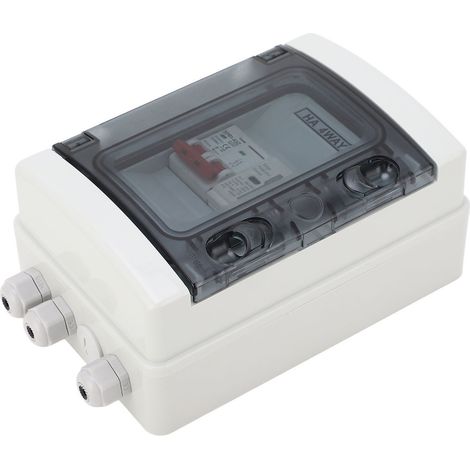 Disjoncteur MCB 32A étanche boîte de distribution extérieure 500V DC protection isolation interrupteur (1/5)