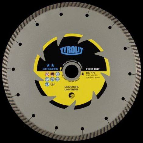 Disco de Corte Uso General Standard 115x2x22mm TYROLIT