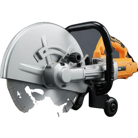 Scie à béton électrique, 3000W, 4200RPM, 7N.m de couple, lame de 350mm, prise EU (1/5)